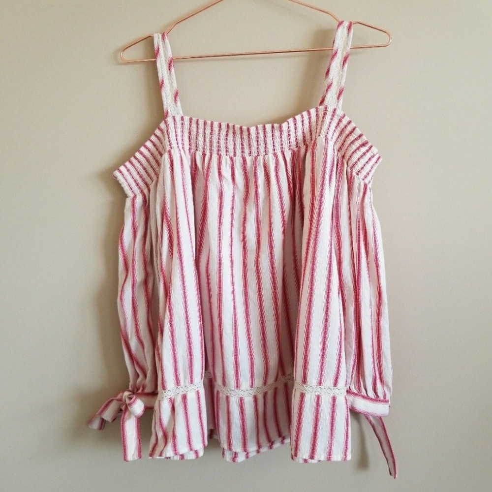 Lauren Conrad off shoulder top